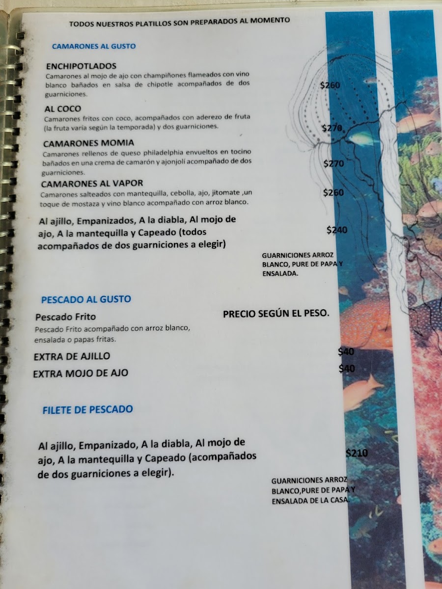 Mariscos El Viril Menu - Image 3